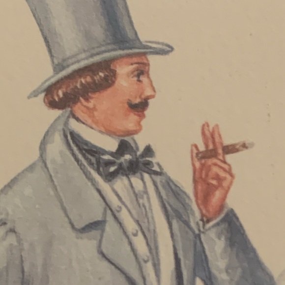 M. Jacobson Victorian Print Circa 1890 Framed & Matted - Picture 5 of 13